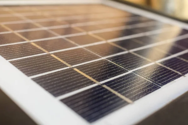 Blue solar panel during the summer day