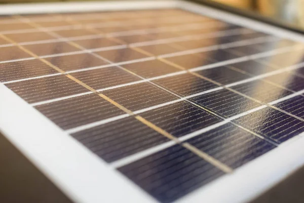 Blue solar panel during the summer day