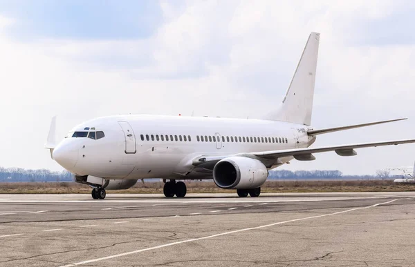 Poltava Ukrajina March 2022 Letadlo Boeing 737 Mezinárodním Letišti Poltava — Stock fotografie