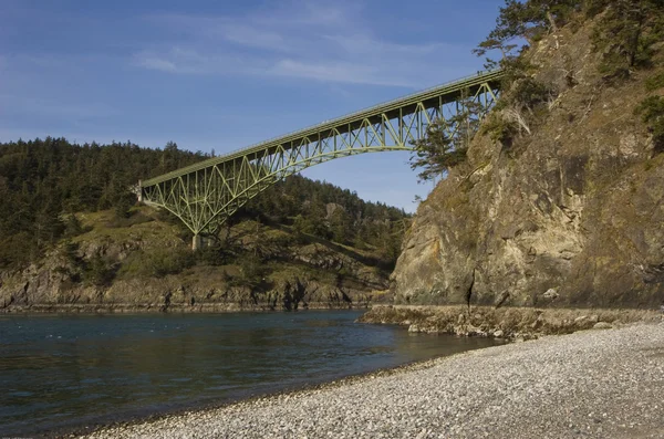 Bedrag Pass Bridge - Stock-foto