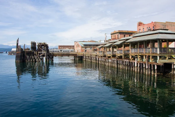 Cais em Port Townsend Washington — Fotografia de Stock