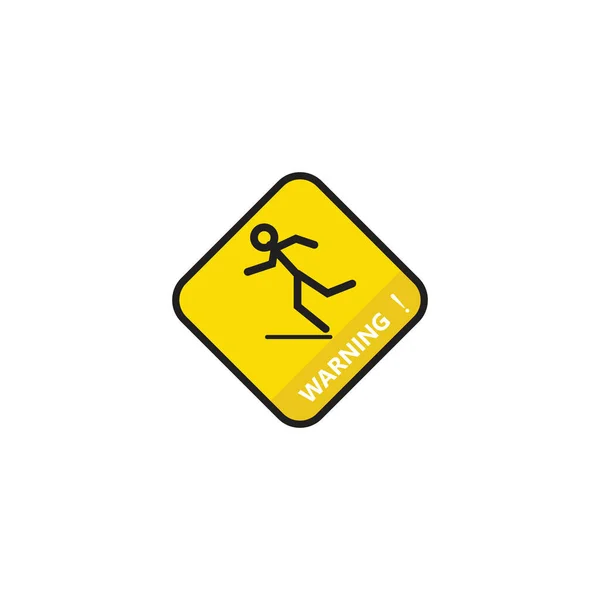 Linear Fall Accident Icon Insurance Outline Collection Thin Line Fall — ストック写真