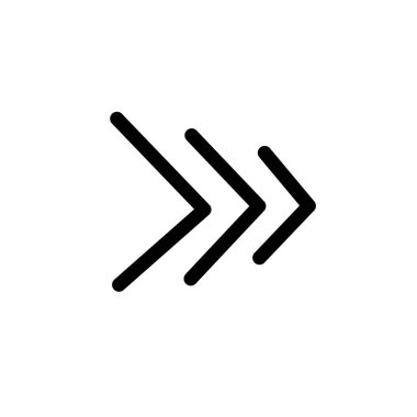 Kara ok simgesi hazır. Vektör illüstrasyonu