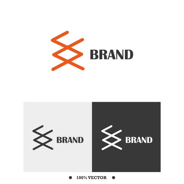 Logo Brand Minimalis App — Stock Photo, Image