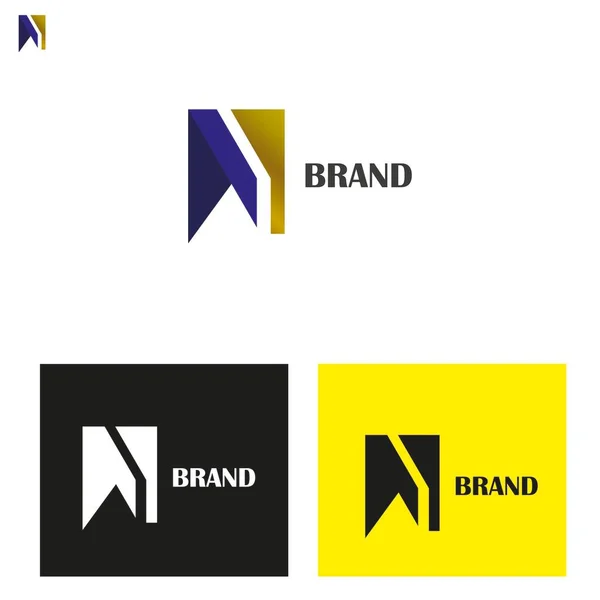 Vetor Ilustração Gráfico Design Atributo Logotipo Elegante Com Cores Preto — Fotografia de Stock