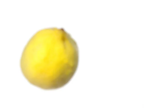 Abstract Blur Image Lemon White Background Usage — 스톡 사진