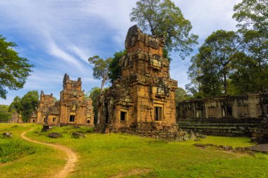 Ancient buildings in Angkor Thom, Cambodia