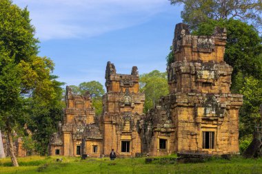 Ancient buildings in Angkor Thom, Cambodia