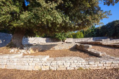 Brijuni Ulusal Parkı, Hırvatistan 'da Byzant Kastrum harabeleri