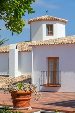 İspanya, Altea 'daki tarihi cadde