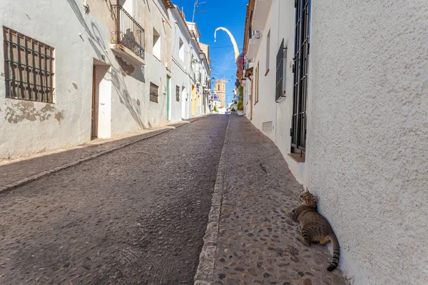 Historical Street Altea Spain — Foto de Stock