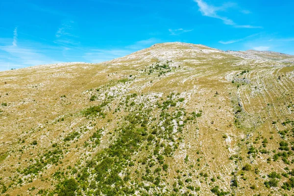 Widok Lotu Ptaka Górę Dinara Chorwacji — Zdjęcie stockowe