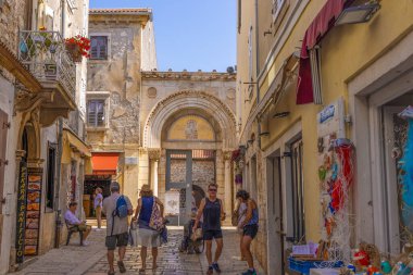 Euphrasian Bazilikası Porec kasabası, Istra, Hırvatistan