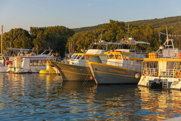 Seafront Evening Punat Town Krk Island Croatia — Stockfoto