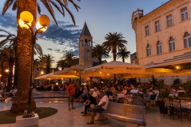 The old town of Trogir on the Adriatic coast of Croatia
