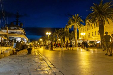 The old town of Trogir on the Adriatic coast of Croatia