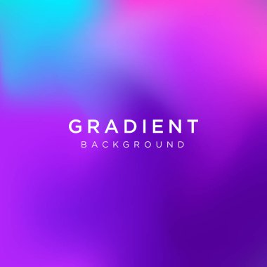 Rüya mavisi mor renkli canlı gradyan vektör arkaplanı. Gündoğumu, Günbatımı, Gökyüzü, Su Boyası Neon Tasarım Elementi. Düşsel Odaklanmamış Holografi Lüks Doku. Sıvı Işıklar Minimum Dijital Gradyan