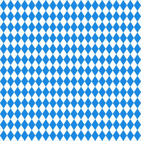 Oktoberfest Background Frame Bavarian White Blue Paper Banner October Fest — Stock Vector