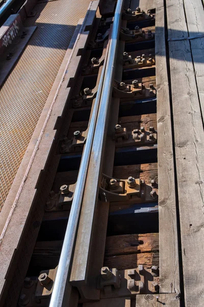 Connecting Rails Viaduct Tracks — ストック写真