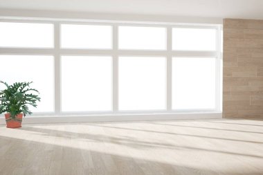 Modern iç tasarım. 3d illüstrasyon