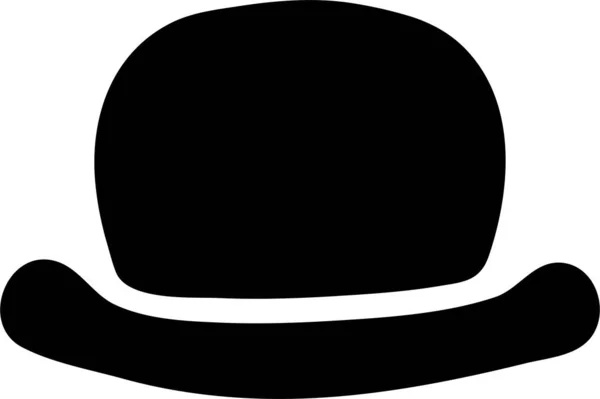 カウボーイハットのアイコンベクトルカウボーイハットのシルエットレトロな西洋ファッションの帽子のイラスト Eps — ストックベクタ