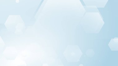 Altıgen geometrik beyaz desen parlak sağlık ve teknoloji geçmişi. Soyut grafik dijital gelecek bilim konsept tasarımı.