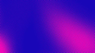 Soyut nokta yarım ton mavi mor renkler desenli doku arkaplanı. Grafikler için kullanılan pop sanat çizgi roman tarzı.