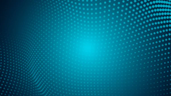 Point Bleu Vert Écran Vague Dégradé Texture Fond Technologie Abstraite — Photo