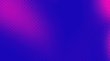 Soyut nokta yarım ton mavi mor renkler desenli doku arkaplanı. Grafikler için kullanılan pop sanat çizgi roman tarzı.