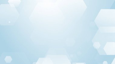 Altıgen geometrik beyaz desen parlak sağlık ve teknoloji geçmişi. Soyut grafik dijital gelecek bilim konsept tasarımı.