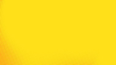 Noktalar yarım ton sarı turuncu renk desenli, teknolojik dijital arkaplanlı. Pop sanat çizgi roman tarzı.