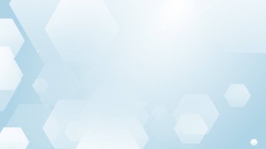 Altıgen geometrik beyaz desen parlak sağlık ve teknoloji geçmişi. Soyut grafik dijital gelecek bilim konsept tasarımı.