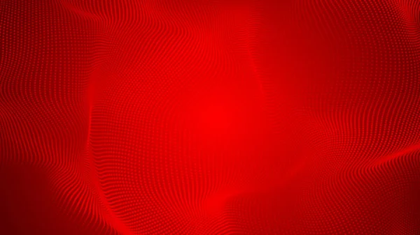 Schermo Onda Rosso Puntino Gradiente Texture Sfondo Tecnologia Astratta Big — Foto Stock