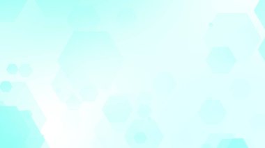 Altıgen geometrik beyaz desen parlak sağlık ve teknoloji geçmişi. Soyut grafik dijital gelecek bilim konsept tasarımı.