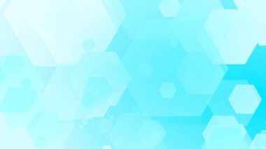 Altıgen geometrik beyaz desen parlak sağlık ve teknoloji geçmişi. Soyut grafik dijital gelecek bilim konsept tasarımı.