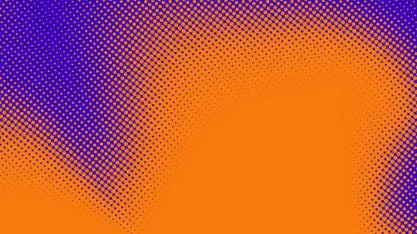 Punto Abstracto Medio Tono Naranja Púrpura Colores Patrón Degradado Textura — Foto de Stock