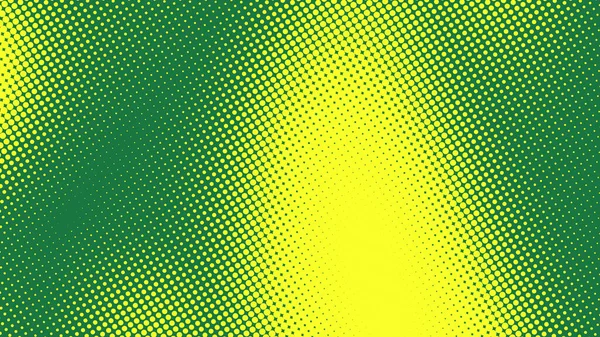 Punto Abstracto Medio Tono Amarillo Verde Patrón Gradiente Textura Fondo — Foto de Stock