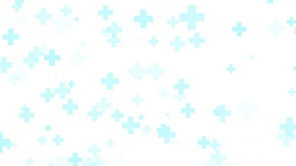 Medizinische Gesundheit Blaues Kreuz Muster Weißer Hintergrund Abstraktes Konzept Für — Stockfoto