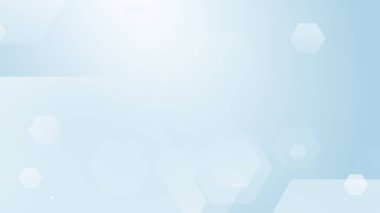 Altıgen geometrik beyaz desen parlak sağlık ve teknoloji geçmişi. Soyut grafik dijital gelecek bilim konsept tasarımı.