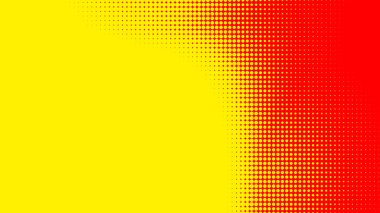 Noktalar yarım ton turuncu sarı renk desenli, teknolojik dijital arkaplanlı. Noktalar, yaz arkaplanlı sanat çizgi romanları..