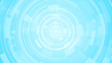 Daire şeklinde beyaz mavi parlak teknoloji yüksek teknoloji. Soyut grafik dijital gelecek konsept tasarımı.
