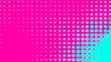 Noktalar yarım ton yeşil pembe renk desenli, teknolojik dijital arka planlı. Noktalar, yaz arkaplanlı sanat çizgi romanları.. 