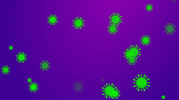 Coronavirus Motif Bannière Arrière Plan Résumé Santé Illustrations Concept Covid — Photo