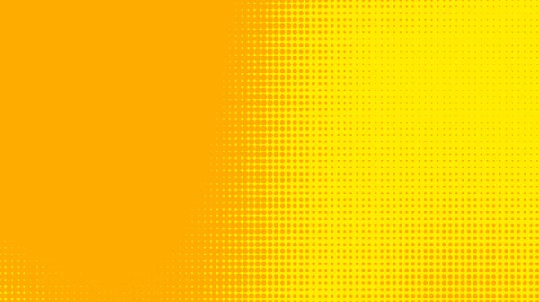 Kropki Półton Żółty Pomarańczowy Wzór Kolorów Gradientu Tekstury Technologii Cyfrowego — Zdjęcie stockowe
