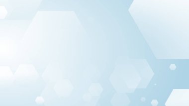 Altıgen geometrik beyaz desen parlak sağlık ve teknoloji geçmişi. Soyut grafik dijital gelecek bilim konsept tasarımı.