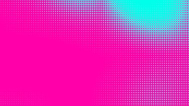 Noktalar yarım ton yeşil pembe renk desenli, teknolojik dijital arka planlı. Noktalar, yaz arkaplanlı sanat çizgi romanları.. 