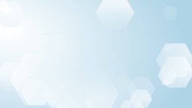 Altıgen geometrik beyaz desen parlak sağlık ve teknoloji geçmişi. Soyut grafik dijital gelecek bilim konsept tasarımı.