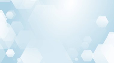 Altıgen geometrik beyaz desen parlak sağlık ve teknoloji geçmişi. Soyut grafik dijital gelecek bilim konsept tasarımı.