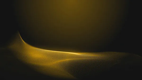 Kropka Złota Fala Światło Ekran Gradientowy Tekstury Tła Technologia Abstrakcyjna — Zdjęcie stockowe