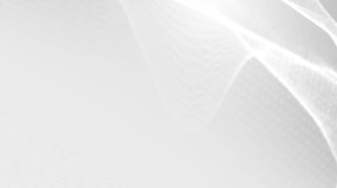 Nokta beyaz dalgalı ışık teknolojisi dokusu arka plan. Soyut büyük veri dijital konsepti. 3d oluşturma.